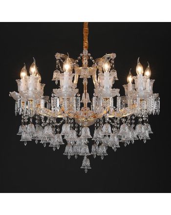 Polaris Crystal Candle Chandelier