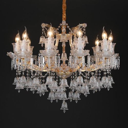 Polaris Crystal Candle Chandelier